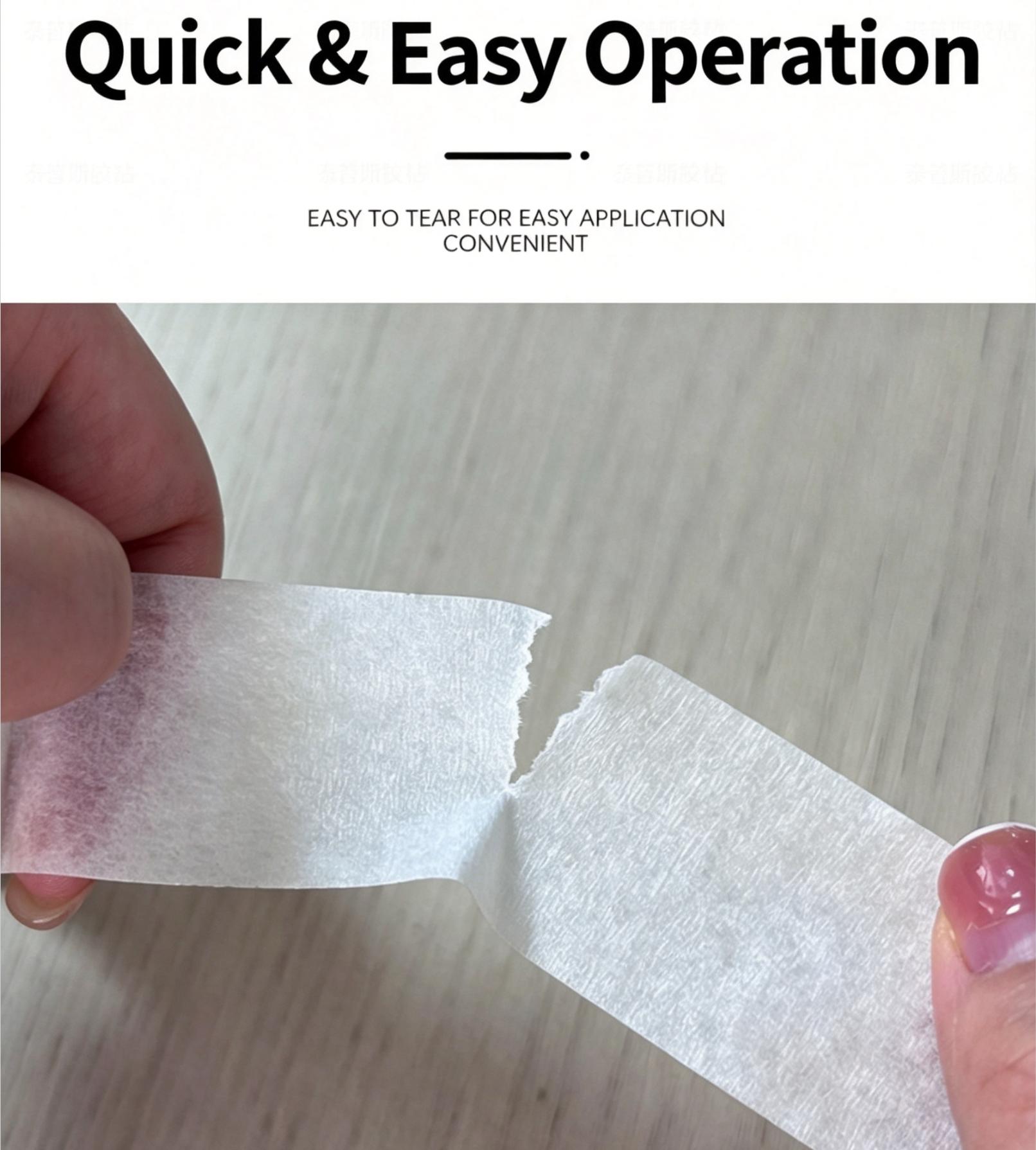 Writable White Crepe Paper masking Tape for Spray Masking, Curves & Corners