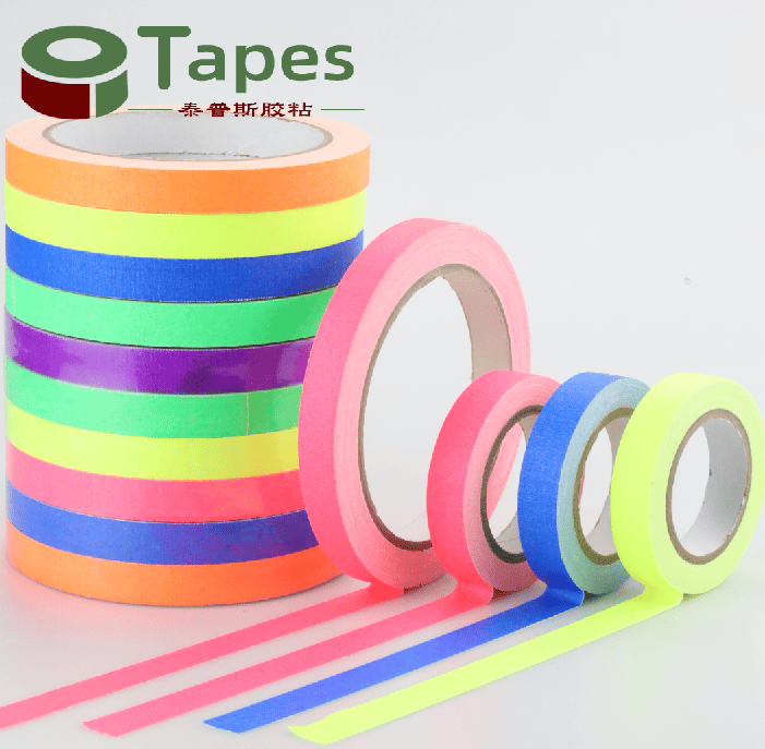 Low‑Residue Fluorescent Cloth Tape for Props & DIY Crafts