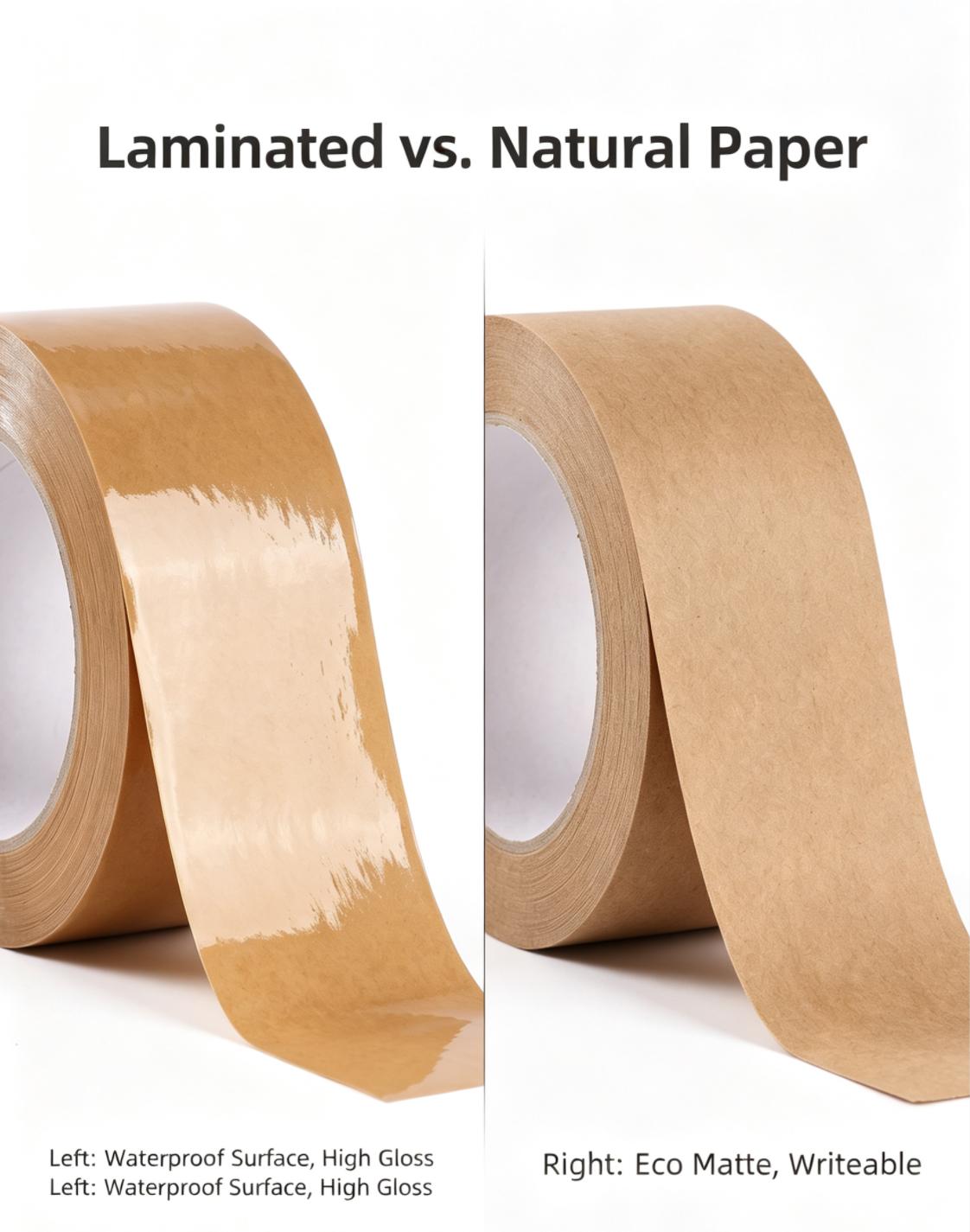 Waterproof PE Coated Self‑Adhesive Brown Kraft Paper Waterproof PE Coated Self‑Adhesive Brown Kraft Paper