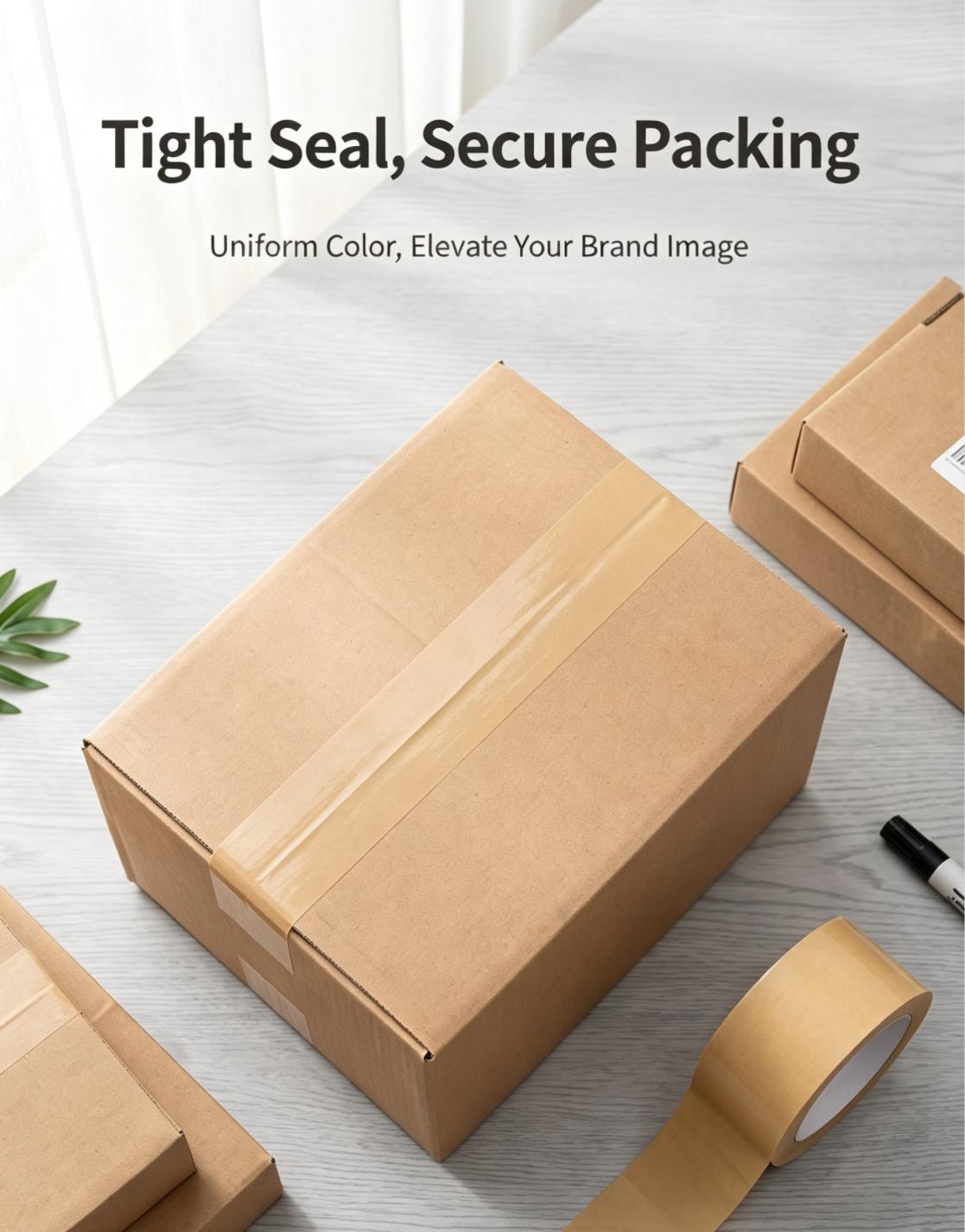 Waterproof PE Coated Self‑Adhesive Brown Kraft Paper Waterproof PE Coated Self‑Adhesive Brown Kraft Paper