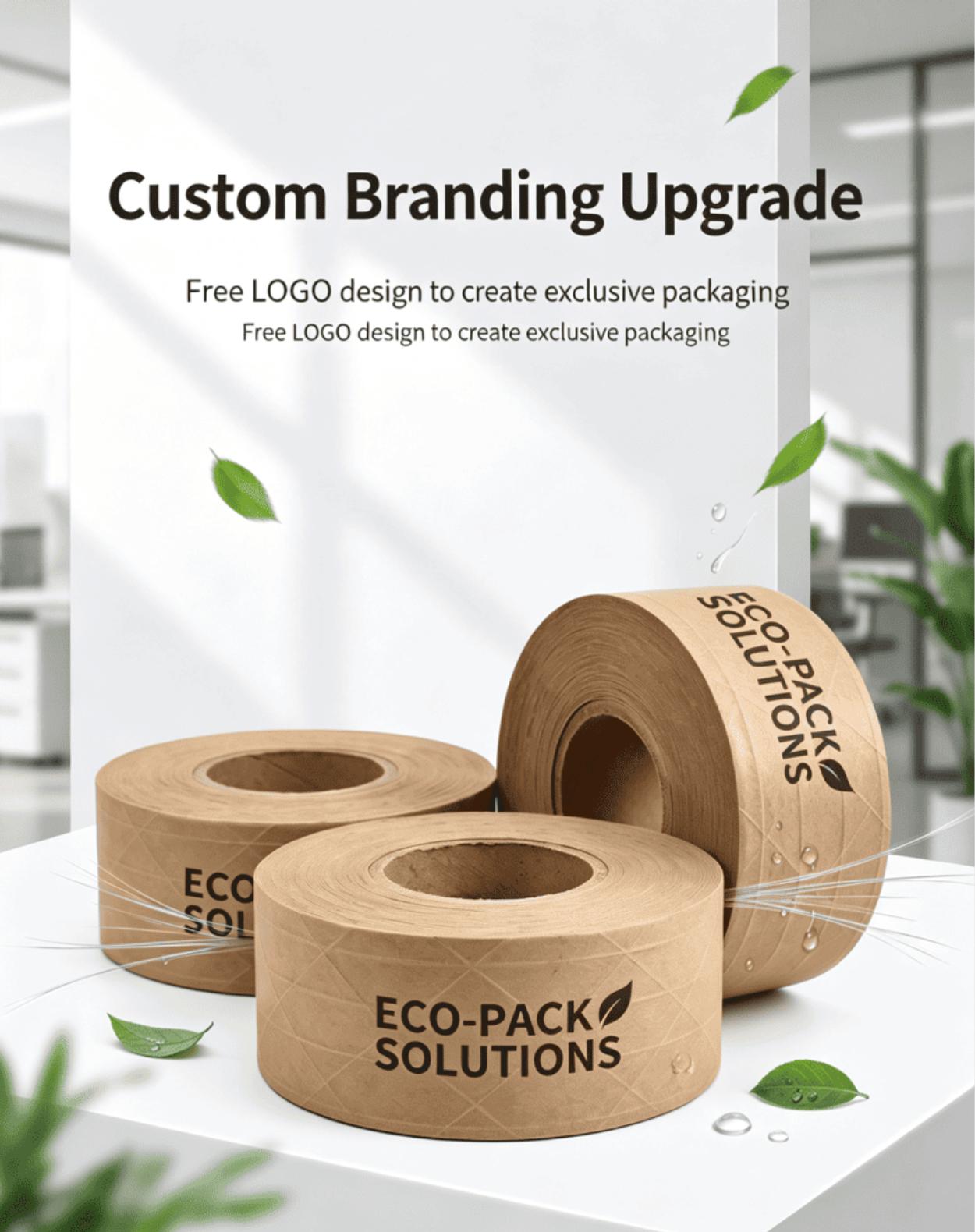 Fiberglass Reinforced Water Activated Kraft Paper Tape for Shipping Carton Sealing Fiberglass Reinforced Water Activated Kraft Paper Tape for Shipping Carton Sealing