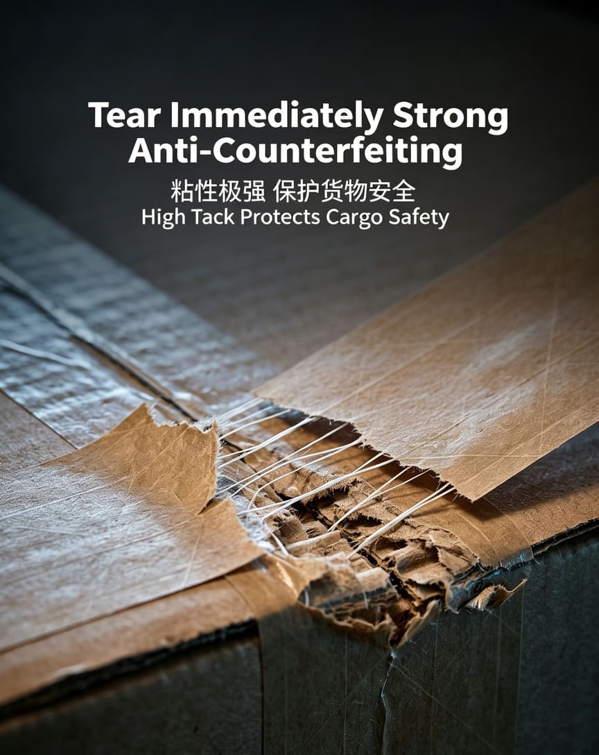 Self Adhesive Waterproof PE Film Laminated Fiber Reinforced Kraft Paper Tape Self Adhesive Waterproof PE Film Laminated Fiber Reinforced Kraft Paper Tape