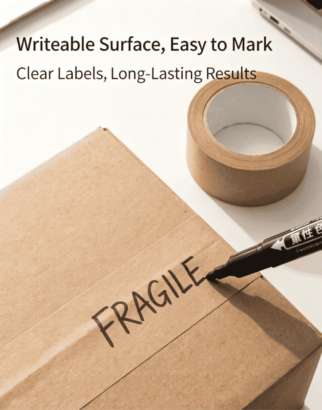 Eco-Friendly Water-Activated Brown Kraft Paper Tape Eco-Friendly Water-Activated Brown Kraft Paper Tape