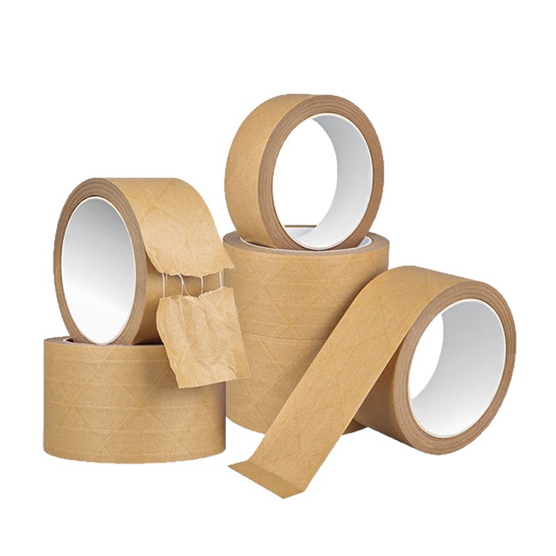 Fiberglass Reinforced Kraft Paper Tape For Heavy Carton Sealing