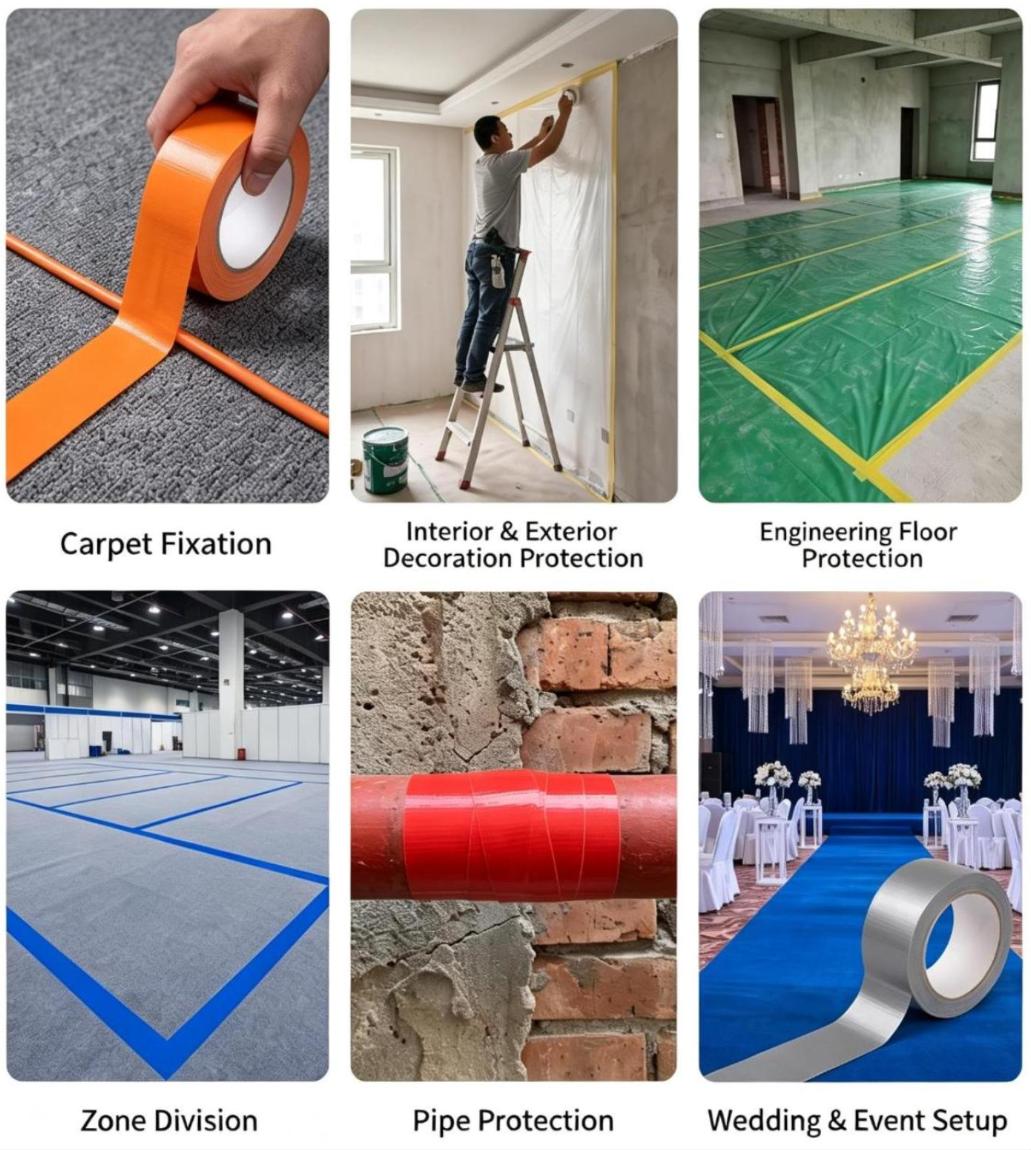 Heavy‑Duty Waterproof Gaffer Cloth Duct Tape For Sealing Repairing Bundling Construction Heavy‑Duty Waterproof Gaffer Cloth Duct Tape For Sealing Repairing Bundling Construction