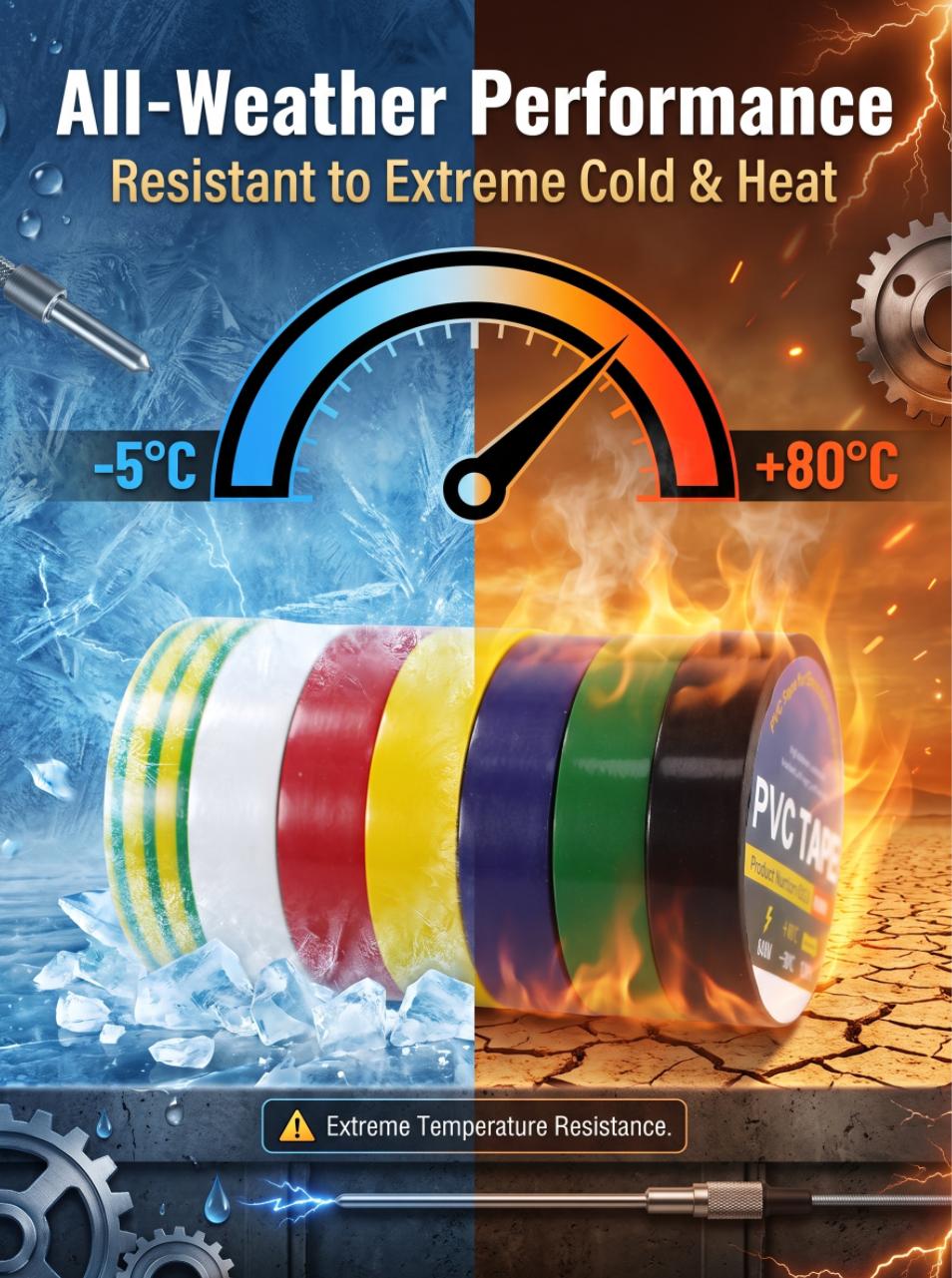 Flame‑retardant PVC Electrical Insulation Tape for Cable Excellent insulation Flame‑retardant PVC Electrical Insulation Tape for Cable Excellent insulation