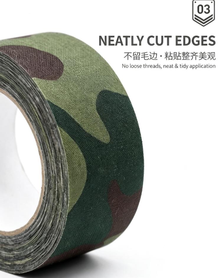 Camouflage Waterproof Hand‑Tear Cloth Tape for Outdoor Hunting Tactical Gear Repair Camouflage Waterproof Hand‑Tear Cloth Tape for Outdoor Hunting Tactical Gear Repair