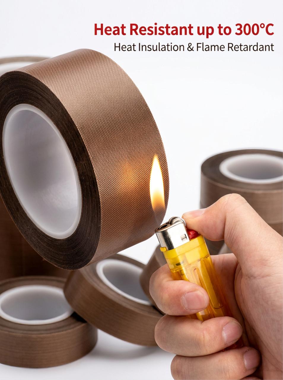 Industrial Machinery PTFE Teflon Heat Resistant Insulating High‑Temperature Adhesive Tape Industrial Machinery PTFE Teflon Heat Resistant Insulating High‑Temperature Adhesive Tape