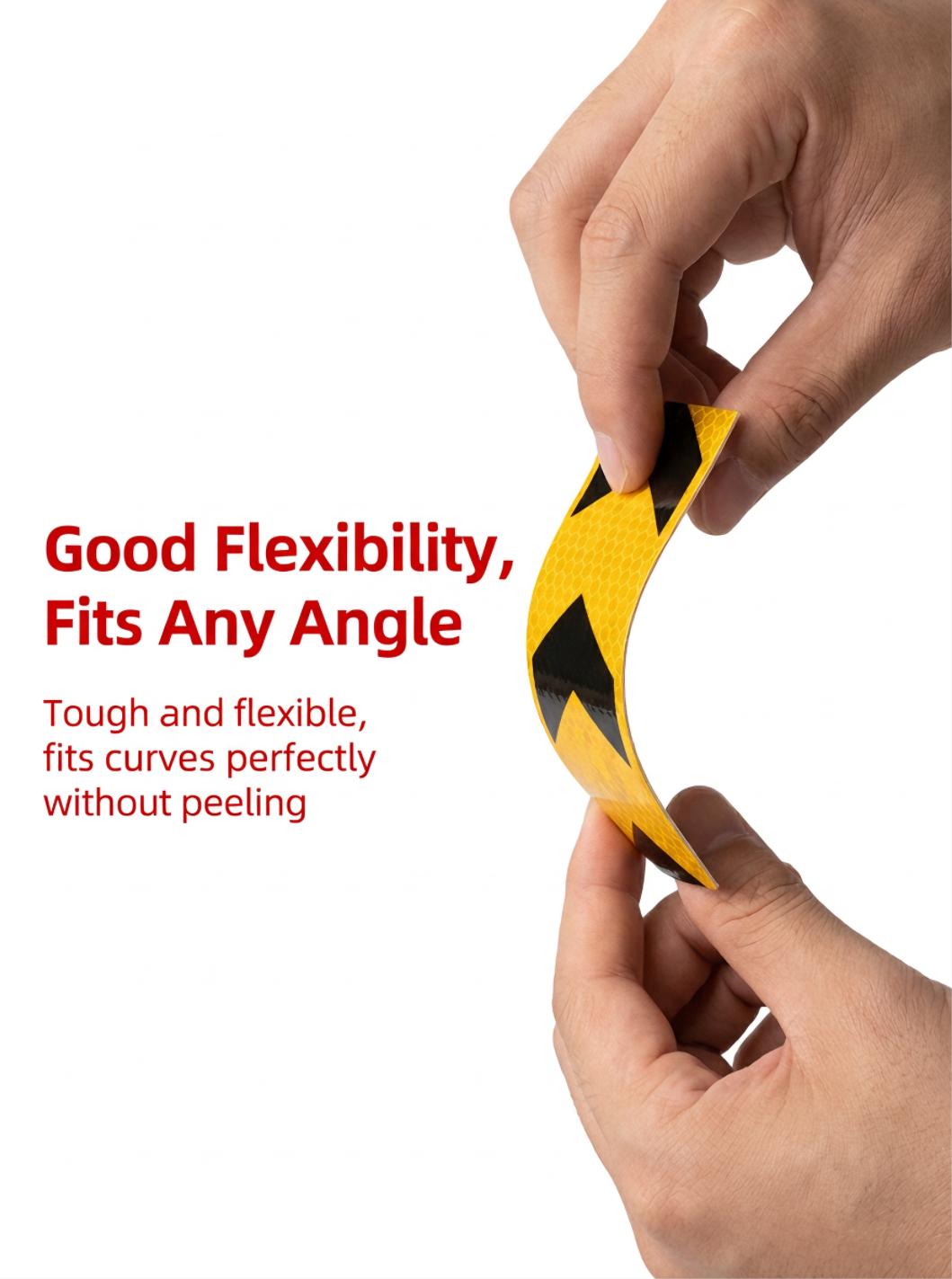 High Visibility PVC Reflective Adhesive Tape for Car Truck Trailer Safety Warning High Visibility PVC Reflective Adhesive Tape for Car Truck Trailer Safety Warning