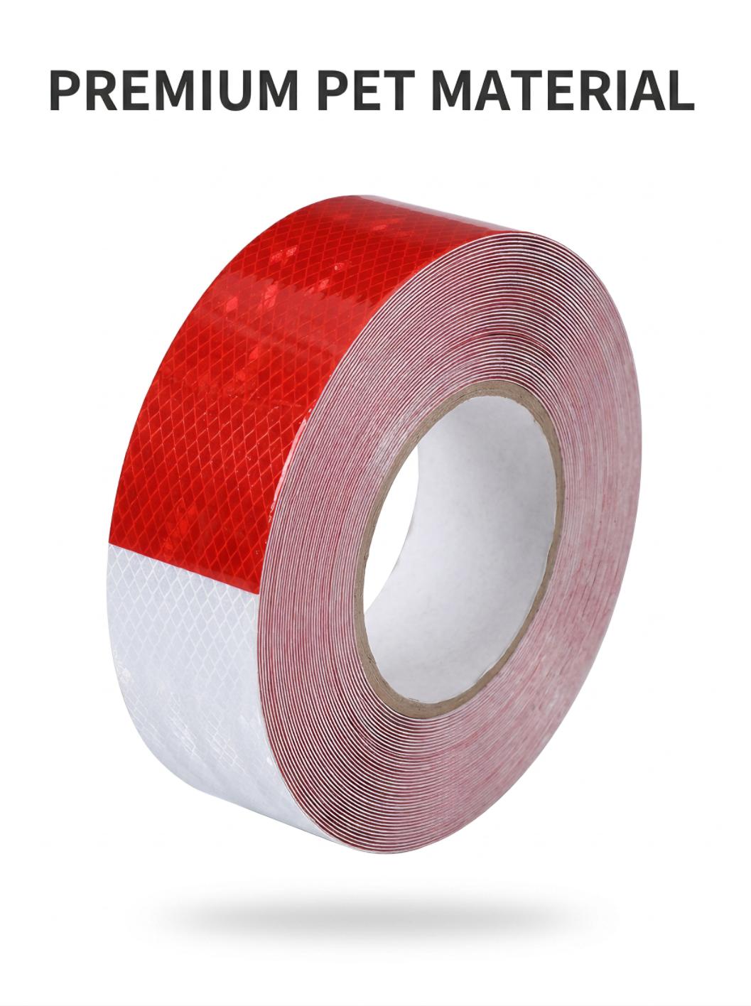PET Reflective Film Tape Waterproof Durable Safety Warning Reflective Sticker Tape PET Reflective Film Tape Waterproof Durable Safety Warning Reflective Sticker Tape