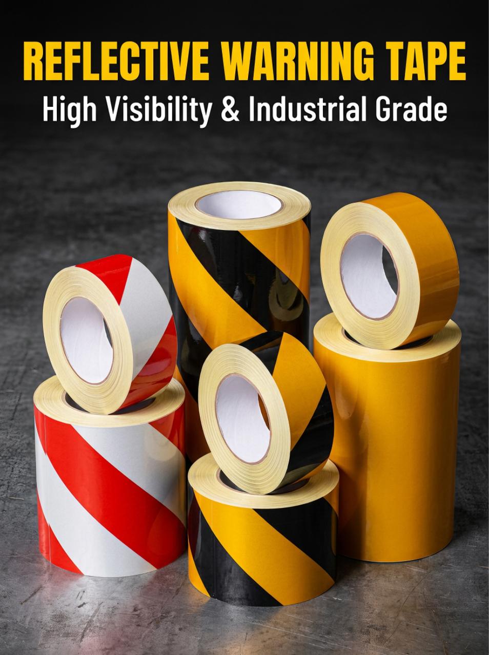 High Intensity Self Adhesive Waterproof PET Glass Microsphere Reflective Tape High Intensity Self Adhesive Waterproof PET Glass Microsphere Reflective Tape