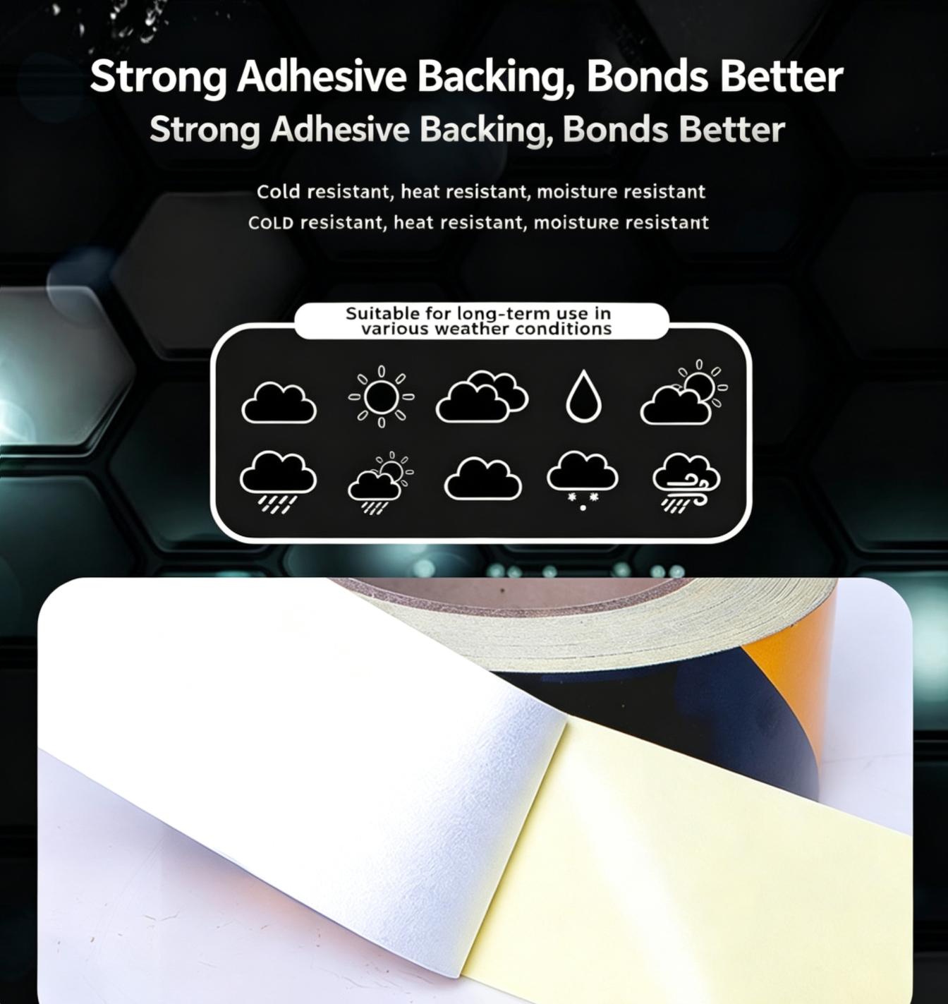 High Intensity Self Adhesive Waterproof PET Glass Microsphere Reflective Tape High Intensity Self Adhesive Waterproof PET Glass Microsphere Reflective Tape