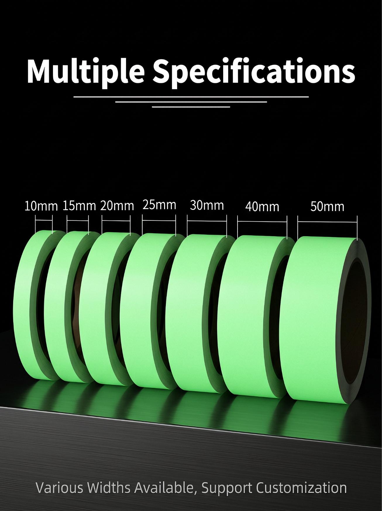 Self-Adhesive Photoluminescent Safety Warning Tape Glow in the Dark Self-Adhesive Photoluminescent Safety Warning Tape Glow in the Dark