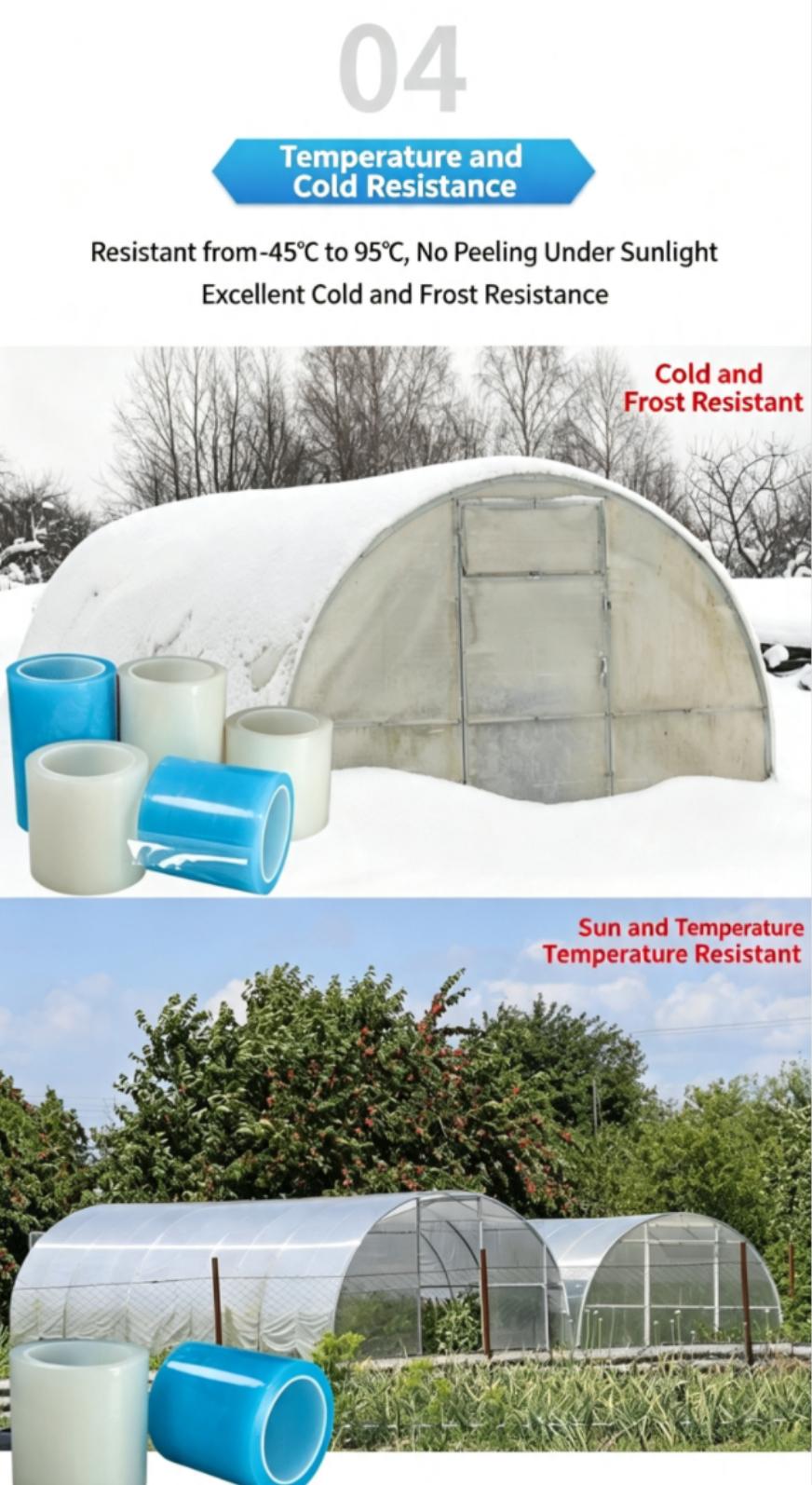 Waterproof UV‑Resistant Cold‑Heat Resistant PE Greenhouse Film Repair Tape Waterproof UV‑Resistant Cold‑Heat Resistant PE Greenhouse Film Repair Tape